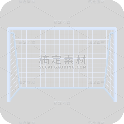 矢量风-扁平运动器材-足球框