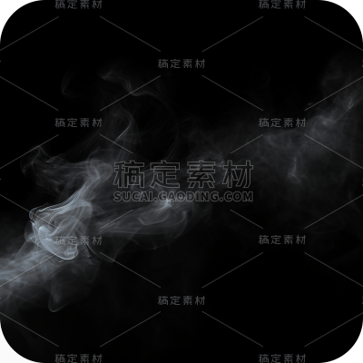 写实白色烟雾雾气元素贴纸