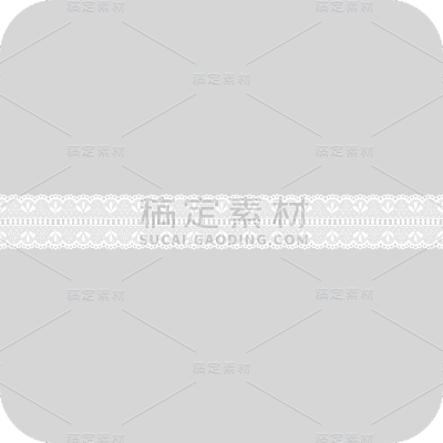 白色蕾丝手帐装饰元素贴纸3