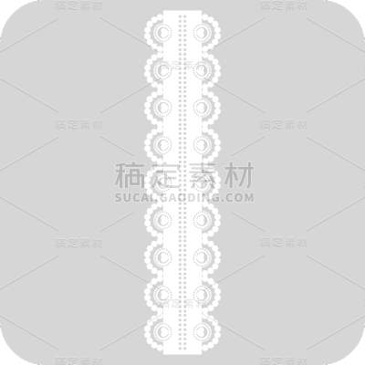 手绘-蕾丝胶带装饰元素贴纸5