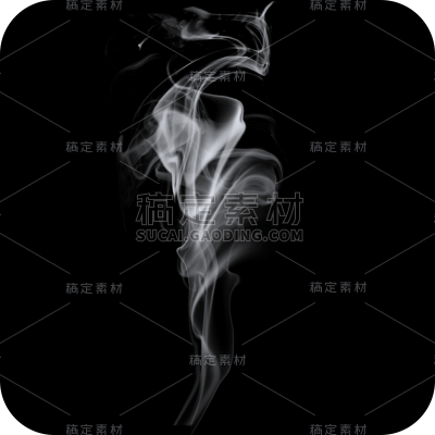 白色烟雾薄雾透明雾气迷雾云烟元素