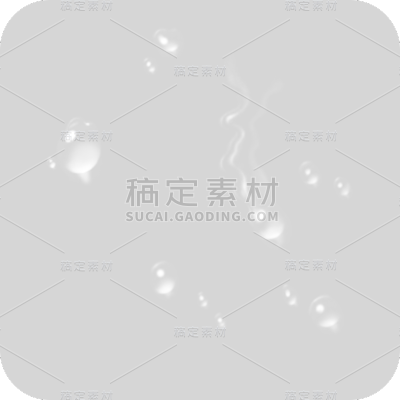 手绘-简约水滴装饰元素贴纸5
