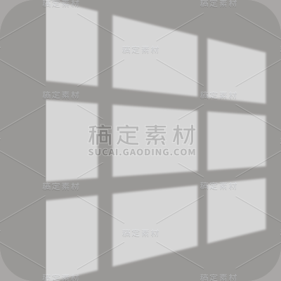 手绘-窗影元素