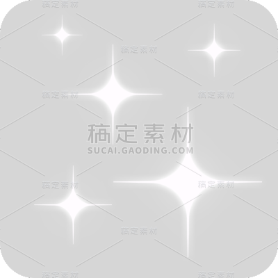 手绘-潮酷氛围装饰贴纸-闪亮
