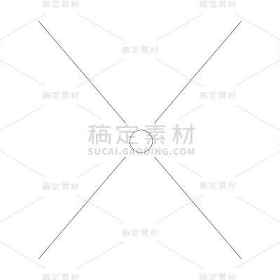 线性基础元素贴纸圆头线条