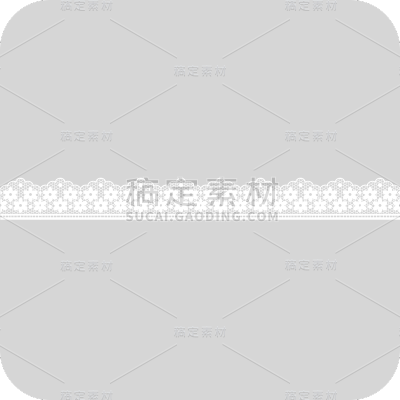 白色蕾丝手帐装饰元素贴纸6