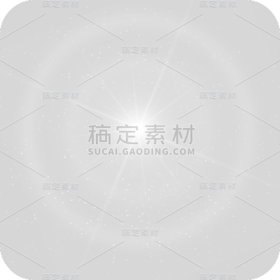 手绘-白色闪光装饰元素贴纸7