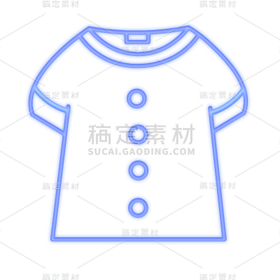 SVG-霓虹灯风几何贴纸-衬衫