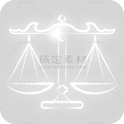 手绘-十二星座形象贴纸-天秤座