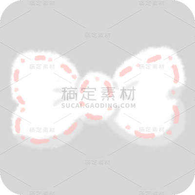 可爱风主题素材贴纸-蝴蝶结