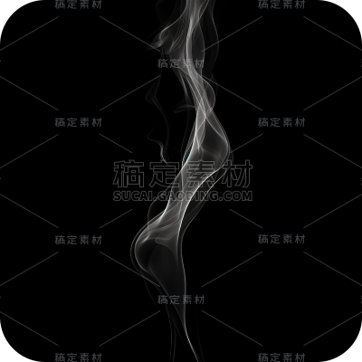 白色烟雾薄雾透明雾气迷雾云烟元素
