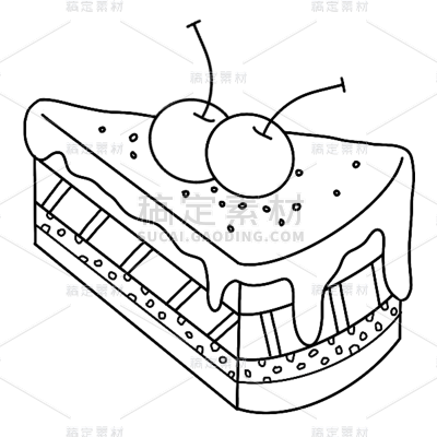 生日蛋糕元素贴纸