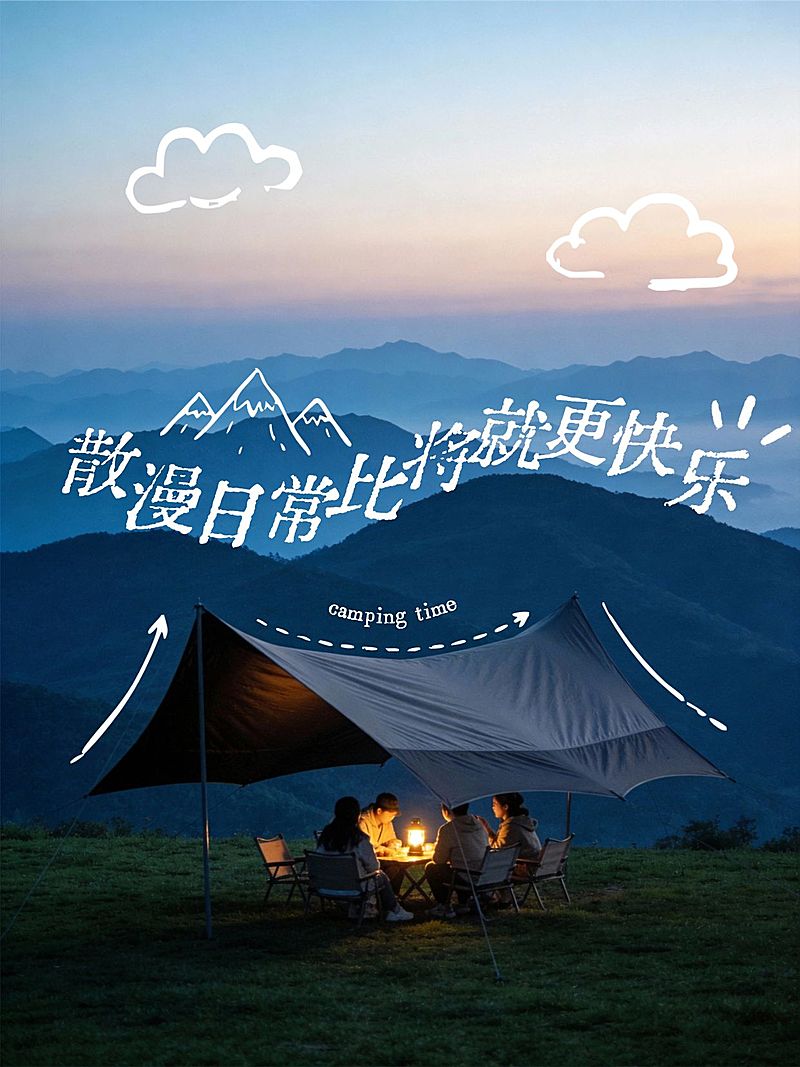 变形文字生活风景分享plog