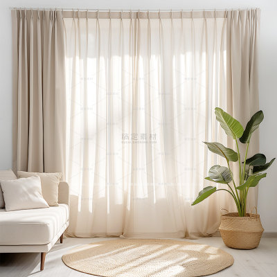insMind Simple Space Background Curtains