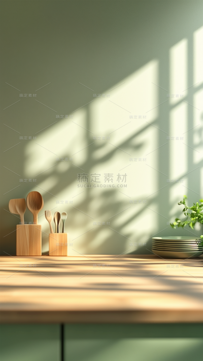 家居系列-通用-特写厨房操作台+奶油色图片