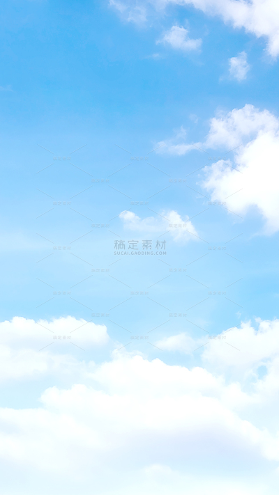 常规风光系列写实感白云蓝天背景