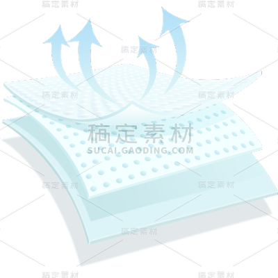 特效通用扁平透气图标元素素材