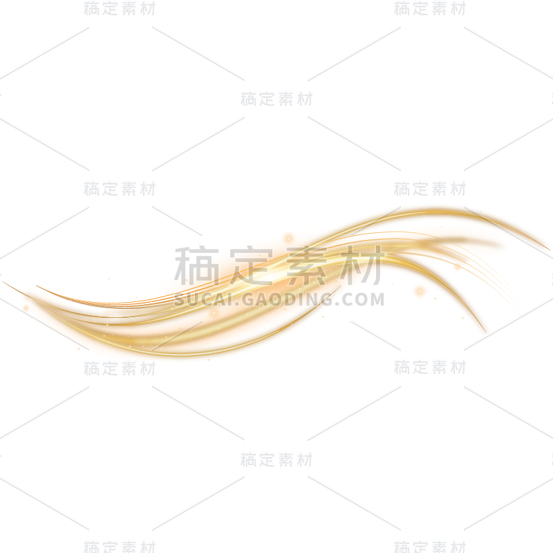 常规通用金色光效元素贴纸