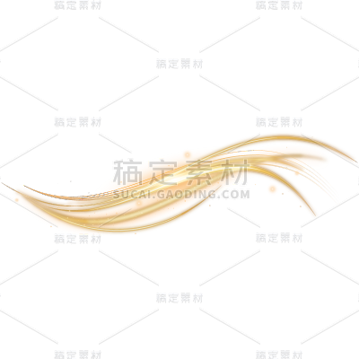 常规通用金色光效元素贴纸