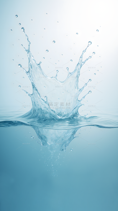 背景系列高级感水波流动水流飞溅渐变背景