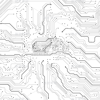 通用黑色电路芯片元素素材