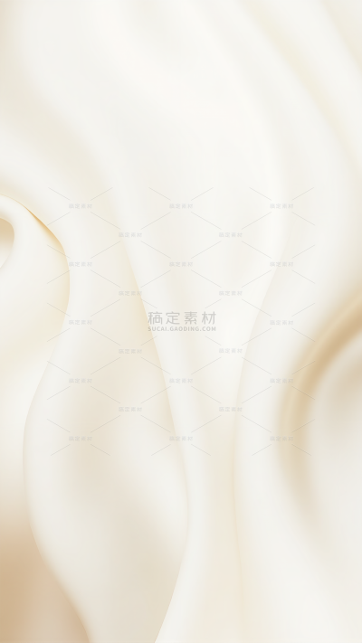 常规背景系列简约风白金丝绸布料褶皱背景