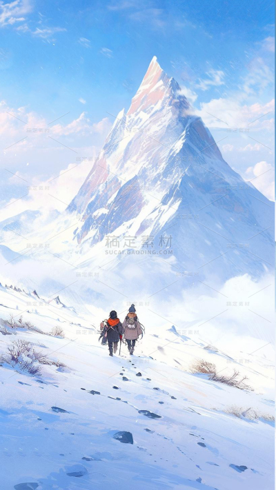 风光通用日照金山背景图片素材