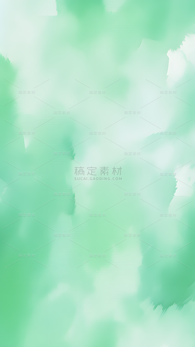 通用简约彩色绿色水彩晕染印染背景