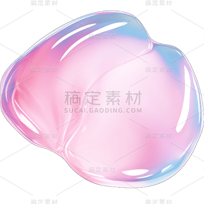 3D立体粉色花瓣贴纸