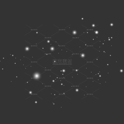 特效系列梦幻感白色光点组合贴纸（td）