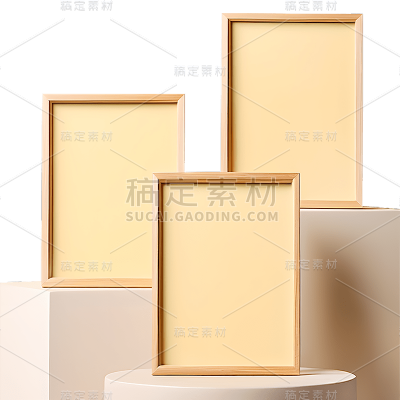 表彰系列写实多个证书+底座
