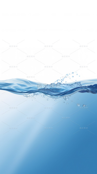 特效系列写实水中水花场景