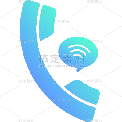 图标系列-通用-插画电话贴纸