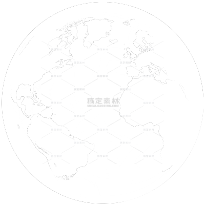 宇宙系列白色玻璃感地球元素 