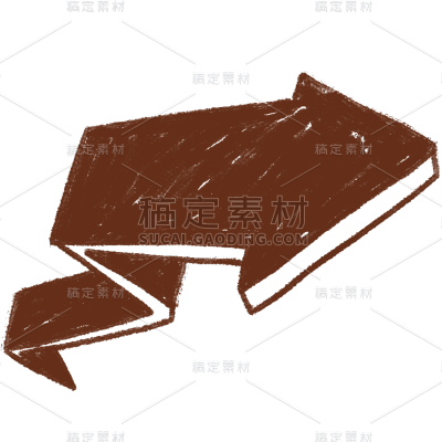 卡通手绘箭头