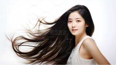 美发广告模特人像图片