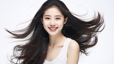 美发模特人像
