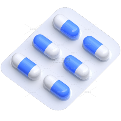 医疗系列3D哑光感医疗系列药片胶囊图标元素