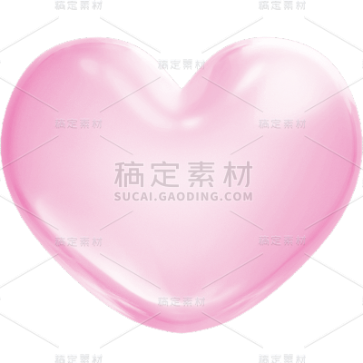 3D立体C4D装饰爱心元素素材