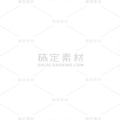 通用立体圆形玻璃边框元素素材