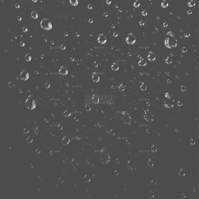 特效系列写实水珠雨珠雨滴元素