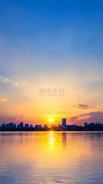 风光通用实景天空倒影背景图片素材
