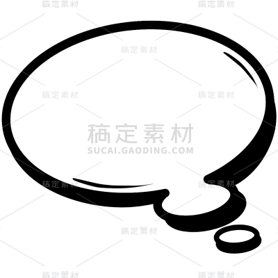 卡通手绘涂鸦气泡框聊天框文本框对话框