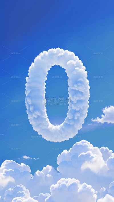 气象系列云朵电商背景