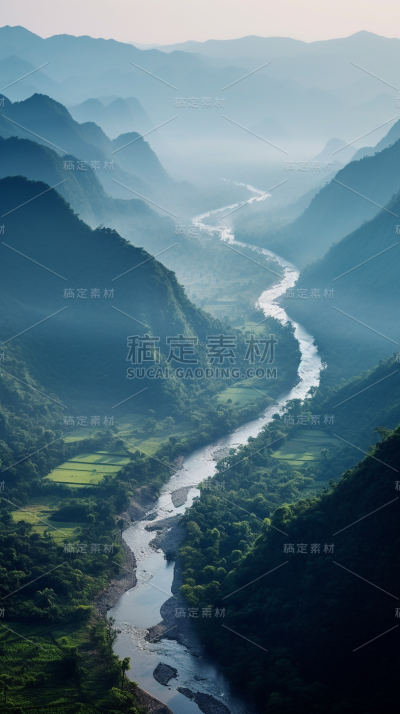 山川河流山峰景观风景壁纸