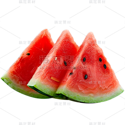 夏天通用实景绿色西瓜水果元素