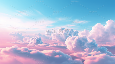 天空白云云彩夕阳云朵风景