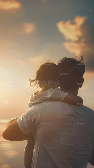 父亲节通用实景亲子互动光影背景图片素材