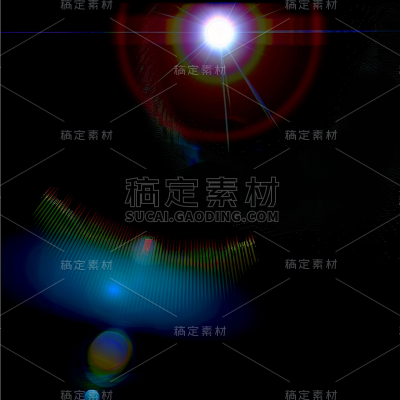 特效通用彩虹光晕元素素材