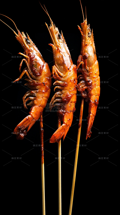 常规美食系列通用实景烧烤背景素材